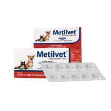 Metilvet 10 mg 120 Comprimidos 