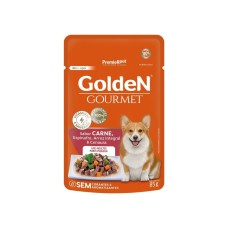 Golden Gourmet Cães Adultos Porte Pequeno Carne - Display com 20 unidades