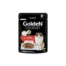 GoldeN Gourmet Gatos Castrados Carne - Display com 20 unidades