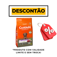 Golden Formula Filhotes Carne e Arroz Pequeno Porte 3kg