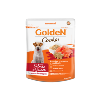 Golden Cookie Cães Adultos Porte Pequeno Sabor Salmão e Quinoa 350gr