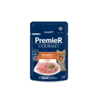Premier Gourmet Cães Adulto Pequeno Porte Salmão - Display 20 unidades