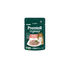 Premier Gourmet Orgânico Cães Adulto Pequeno Porte Frango 85g - Display com 20 uni
