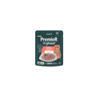 Premier Gourmet Orgânico Gatos Adulto Frango 70g - Display com 20 uni