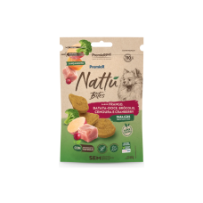 Premier Nattu Bites Cães Adultos Franco com Batata Doce 60g