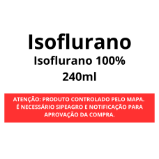Isoflurano 240ml  - SIPEAGRO