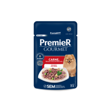Premier Gourmet Cães Adultos Porte Pequeno Carne, Batata Doce e Brócolis