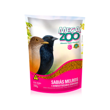 Megazoo Extrusada para Trinca-Ferros, Sabiás e outros pássaros Onívoros 350g