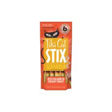 Tiki Cat Stix Salmão ao Molho 6 sachês 14g cada
