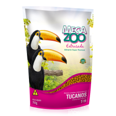 Megazoo Extrusada para Tucanos e outras Aves Onívoras - T19 - 700g