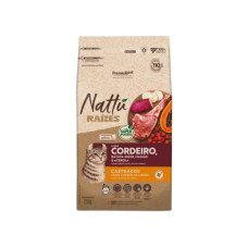 Premier Nattu Raízes Gatos Adultos Castrados Cordeiro 1,5kg
