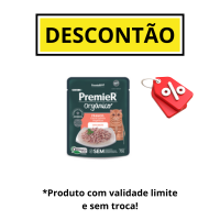 Premier Gourmet Orgânico Gatos Adulto Frango 70g - Display com 20 uni