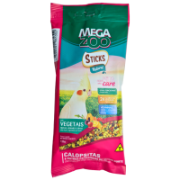 Megazoo Sticks Calopsitas Vegetais 120g